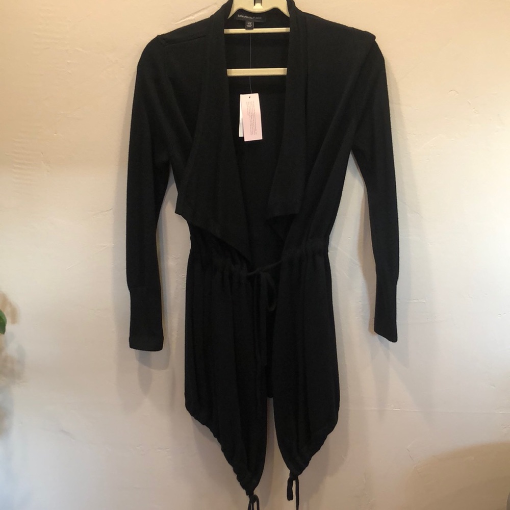 Long tie-waist Banana Republic sweater
